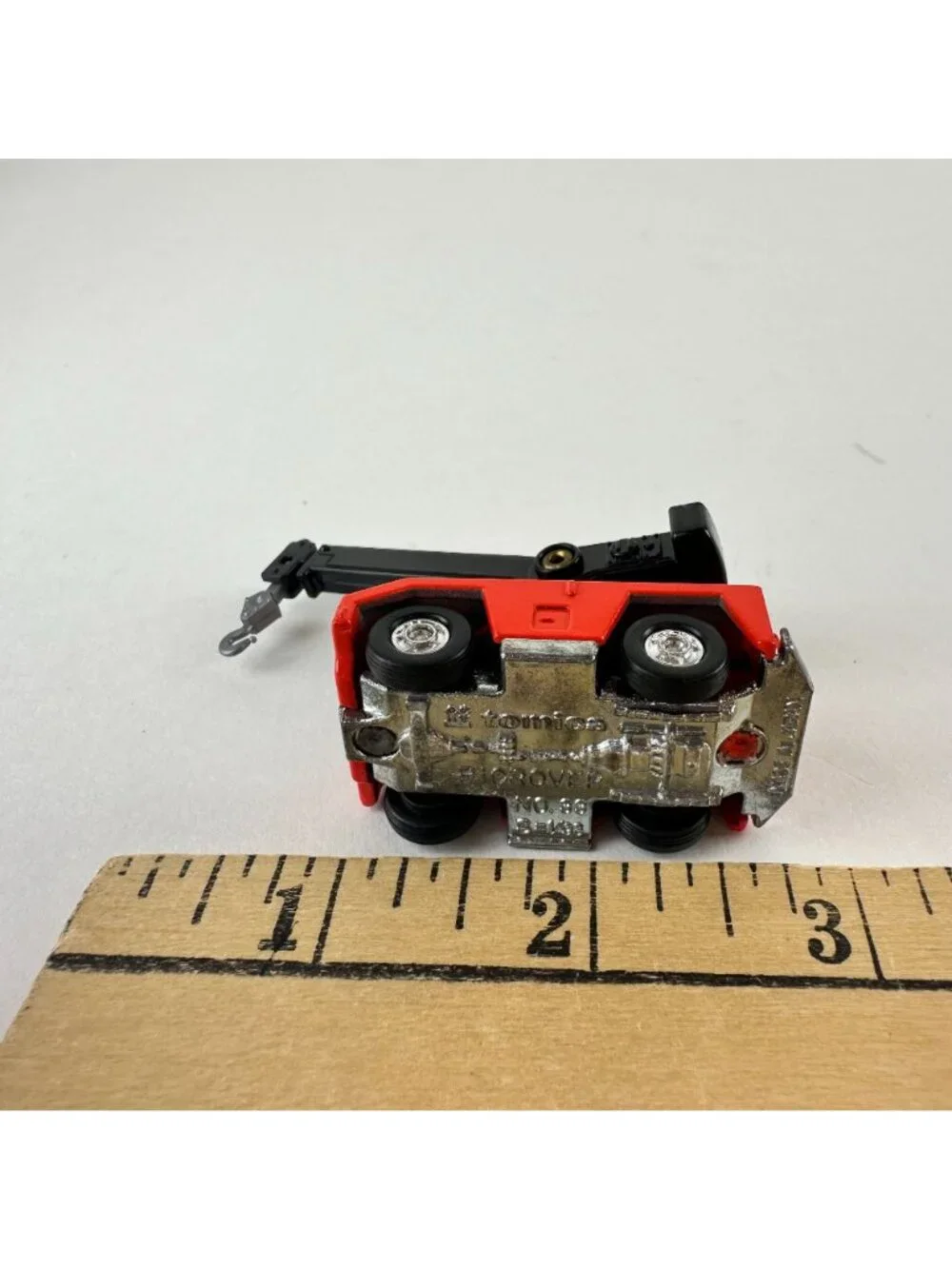 Vintage Tomica  Japan Picrover Crane No 33 1:96 Scale Orange